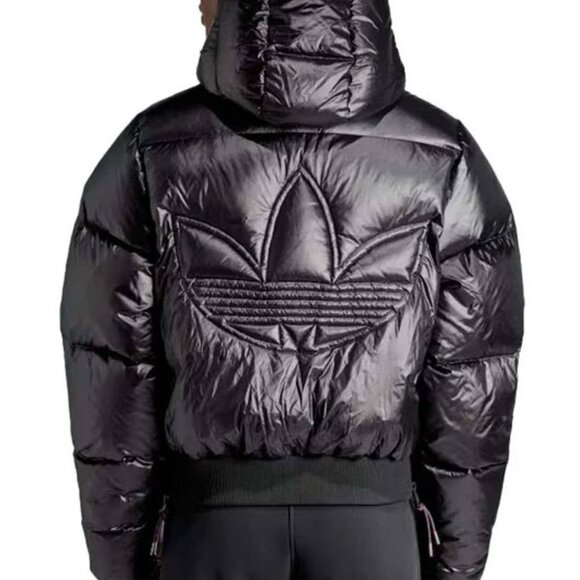 Adidas Women's Premium Puffer Jacket - Black | Recycled & Goose Down - Picture 3 of 3